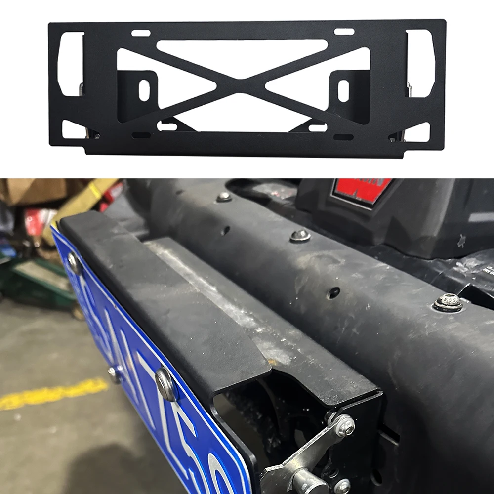 Lantsun JL1184-2 License Plate Holder Stainless Steel Front License Plate Rack Move Up and Down for Jeep for Wrangler JK/JL
Lantsun JL1184-2 License Plate Holder Stainless Steel Front License Plate Rack Move Up and Down for Jeep for Wrangler JK/JL