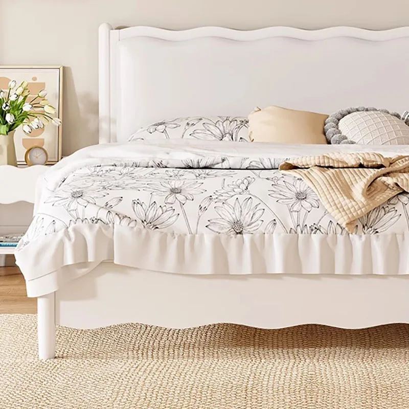 Storage Designer Double Bed White Shelves Modern Safe Full Size Twin Bed Frame Platform Wood Cama Box Casal Bedroom Furniture
Storage Designer Double Bed White Shelves Modern Safe Full Size Twin Bed Frame Platform Wood Cama Box Casal Bedroom Furniture
