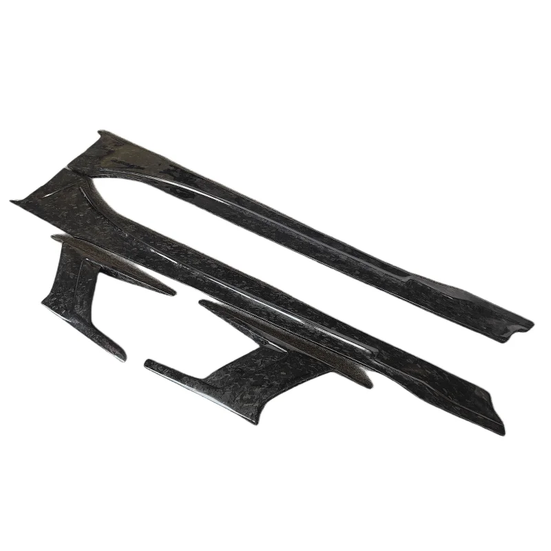I8 Carbon Fiber Forged Pattern Car Side Skirts for BMW I8 TOP Style Side Skirts Consist of a 4-piece Side Skirt Kit 
I8 Carbon Fiber Forged Pattern Car Side Skirts for BMW I8 TOP Style Side Skirts Consist of a 4-piece Side Skirt Kit
