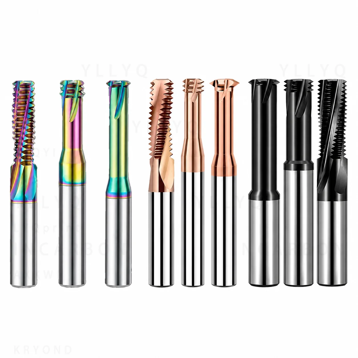 ISO Metric Thread Milling Cutter, Single/Triple/Full Tooth, DLC Coated for Stainless Steel Machining
ISO Metric Thread Milling Cutter, Single/Triple/Full Tooth, DLC Coated for Stainless Steel Machining