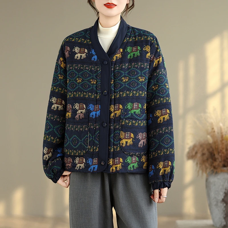 Хлопковый тюнер контрастного цвета с v-образным вырезом и цветочным принтом в стиле ретро, женская весенне-осенне-зимняя тонкая теплая хлопковая одежда, топ с хлопковым наполнителем
Хлопковый тюнер контрастного цвета с v-образным вырезом и цветочным принтом в стиле ретро, женская весенне-осенне-зимняя тонкая теплая хлопковая одежда, топ с хлопковым наполнителем