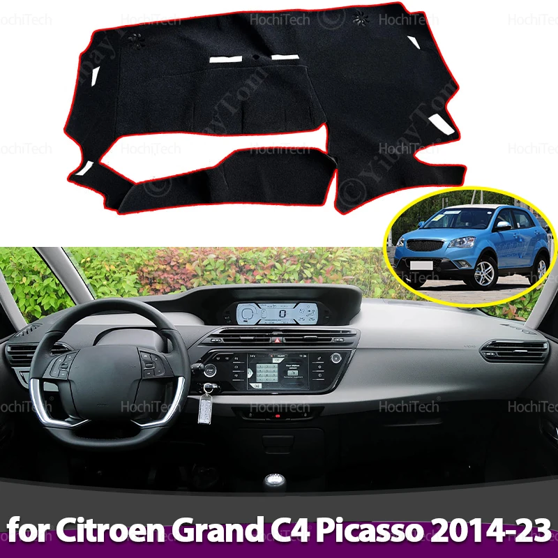 Для Citroen Grand C4 Picasso Technospace 2014-2023 крышка приборной панели автомобиля коврик для приборной панели солнцезащитный козырек нескользящая накладка аксессуары для интерьера
Для Citroen Grand C4 Picasso Technospace 2014-2023 крышка приборной панели автомобиля коврик для приборной панели солнцезащитный козырек нескользящая накладка аксессуары для интерьера