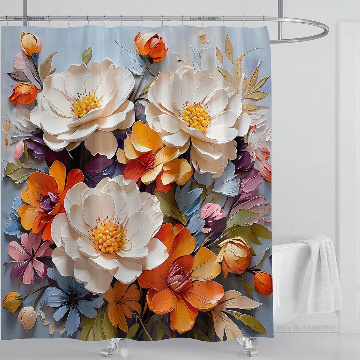 3D цветок набор занавесок для душа красочный принт дизайн ткань украшение для ванной комнаты водонепроницаемая моющаяся занавеска для душа с крючками
3D цветок набор занавесок для душа красочный принт дизайн ткань украшение для ванной комнаты водонепроницаемая моющаяся занавеска для душа с крючками
