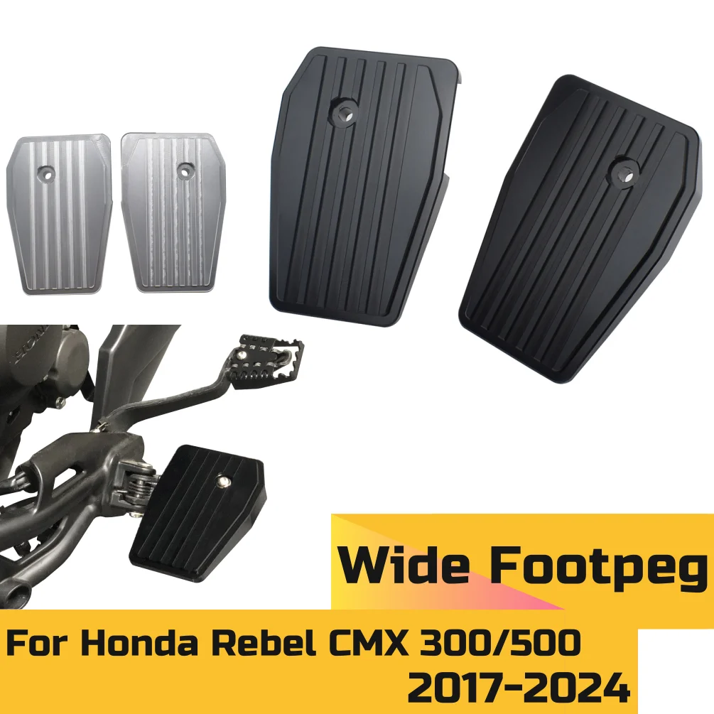 CMX500 CMX300 Wide Foot Pegs Pedals Footrest Enlarge Extension Footpeg For Honda Rebel CMX CM 300 500 2017-2025 CNC Accessories
CMX500 CMX300 Wide Foot Pegs Pedals Footrest Enlarge Extension Footpeg For Honda Rebel CMX CM 300 500 2017-2025 CNC Accessories
