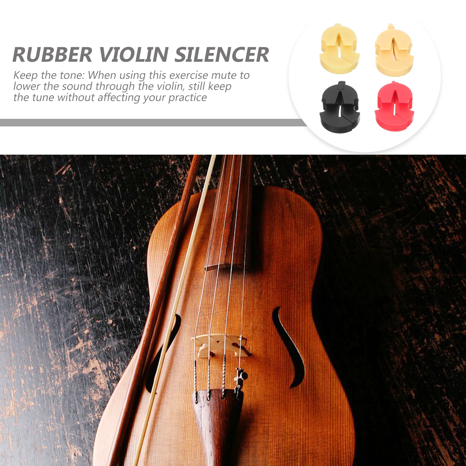 4pcs Violin Mute Rubber Fiddles Practice Silencers for Purple Electric Muffler Surdina Accessories Beginner Practical
4pcs Violin Mute Rubber Fiddles Practice Silencers for Purple Electric Muffler Surdina Accessories Beginner Practical