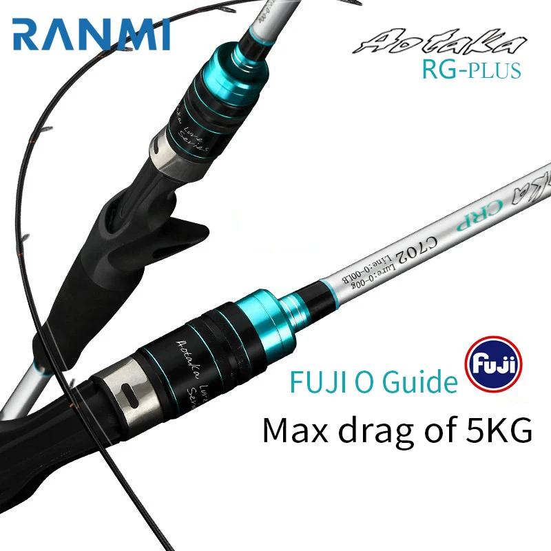 RYOBI RANMI RYOBI RANMI AOTAKA Casting Lure Rod FUJI Component Crg EVA Handle Max Drag of 5KG
RYOBI RANMI RYOBI RANMI AOTAKA Casting Lure Rod FUJI Component Crg EVA Handle Max Drag of 5KG