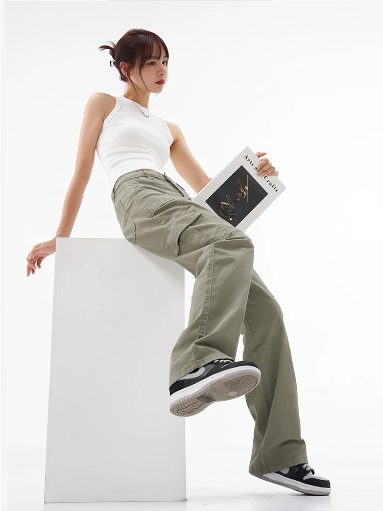 Women American Vintage Straight Jeans Denim Cargo Pants Long Trousers 2000s Aesthetic Harajuku Unisex Fashion Y2k Streetwear New
Women American Vintage Straight Jeans Denim Cargo Pants Long Trousers 2000s Aesthetic Harajuku Unisex Fashion Y2k Streetwear New