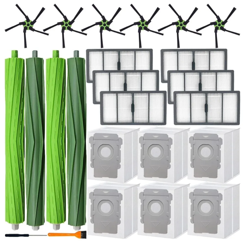 iRobot Roomba S9 S9+ (9150/9550) Replacement Parts Kit – Self-Cleaning Rubber Brushes ,Side Brushes , HEPA Filters
iRobot Roomba S9 S9+ (9150/9550) Replacement Parts Kit – Self-Cleaning Rubber Brushes ,Side Brushes , HEPA Filters