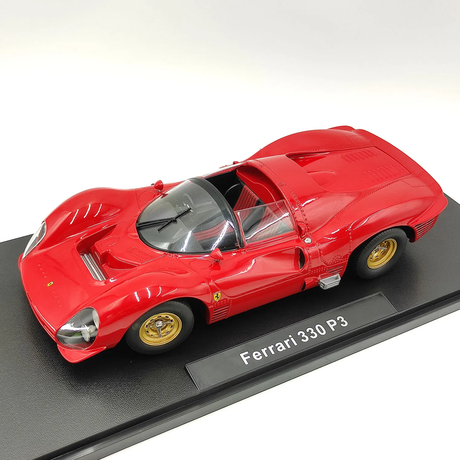 Diecast WERK 1/18 Scale Ferrari 330 P3 Spyder 1966 Alloy Car Model Collectible Toy Gift Souvenir Display Ornament
Diecast WERK 1/18 Scale Ferrari 330 P3 Spyder 1966 Alloy Car Model Collectible Toy Gift Souvenir Display Ornament