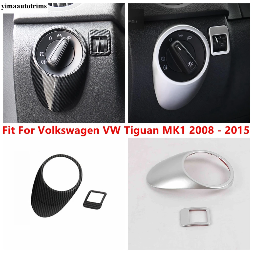 Car Head Lights Lamp Switch Button Panel Cover Trim Matte / Carbon Fiber Accessories For Volkswagen VW Tiguan MK1 2008 - 2015
Car Head Lights Lamp Switch Button Panel Cover Trim Matte / Carbon Fiber Accessories For Volkswagen VW Tiguan MK1 2008 - 2015