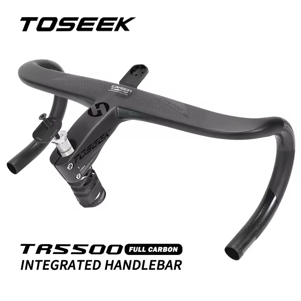 TOSEEK TR5500 Bicycle Handlebar T800 Carbon Handlebar Integrated Road Handlebar 28.6mm With Bike Computer Holder
TOSEEK TR5500 Bicycle Handlebar T800 Carbon Handlebar Integrated Road Handlebar 28.6mm With Bike Computer Holder