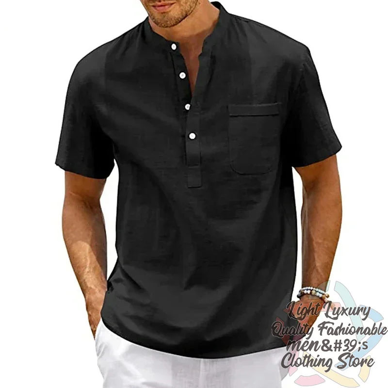 13-color men's shirt short-sleeved T-shirt daily fashion casual soft comfortable button T-shirt top super large size xs-6xl
13-color men's shirt short-sleeved T-shirt daily fashion casual soft comfortable button T-shirt top super large size xs-6xl