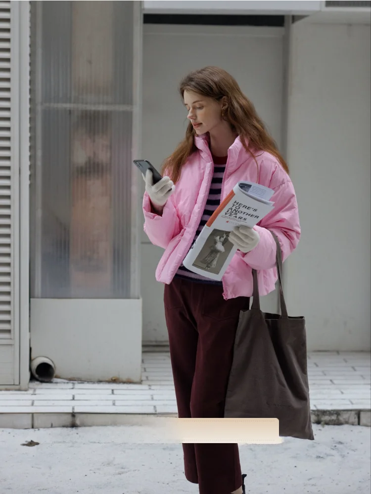 New 2024 Winter Two-color White Du down ort Puff Jaet Beautiful Friend Cotton Fabric Sweet Sle Long Sve Regular Fit
New 2024 Winter Two-color White Du down ort Puff Jaet Beautiful Friend Cotton Fabric Sweet Sle Long Sve Regular Fit