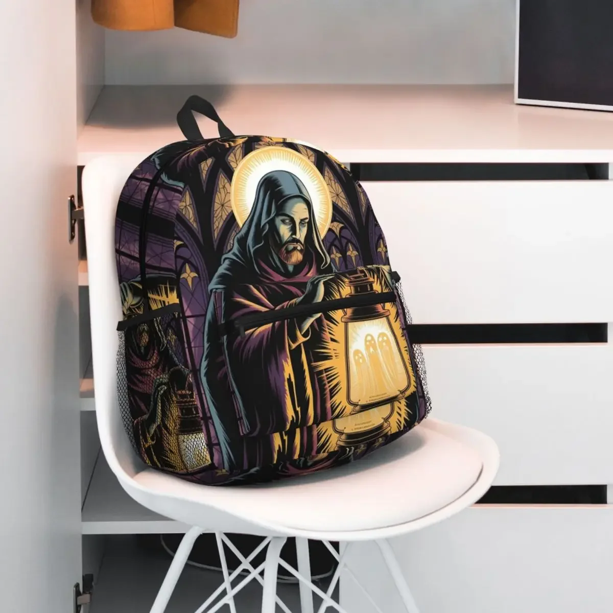 Святые и тени, священное искусство Хэллоуина для духовного готического декора и рюкзака, рюкзак, сумка для книг, школьная сумка, сумки на плечо
Святые и тени, священное искусство Хэллоуина для духовного готического декора и рюкзака, рюкзак, сумка для книг, школьная сумка, сумки на плечо