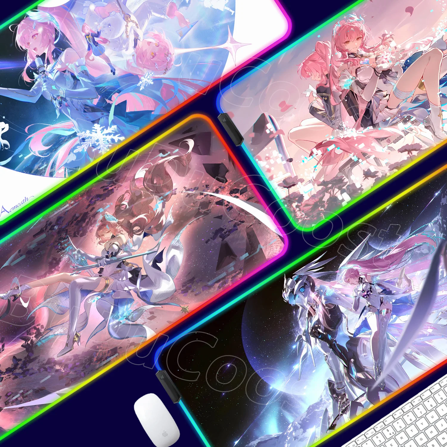 Новый RGB-коврик для мыши Aemeath с милым аниме-дизайном Wuthering Waves, 900x400, для геймеров, нескользящий, резиновый, для клавиатуры и мыши
Новый RGB-коврик для мыши Aemeath с милым аниме-дизайном Wuthering Waves, 900x400, для геймеров, нескользящий, резиновый, для клавиатуры и мыши