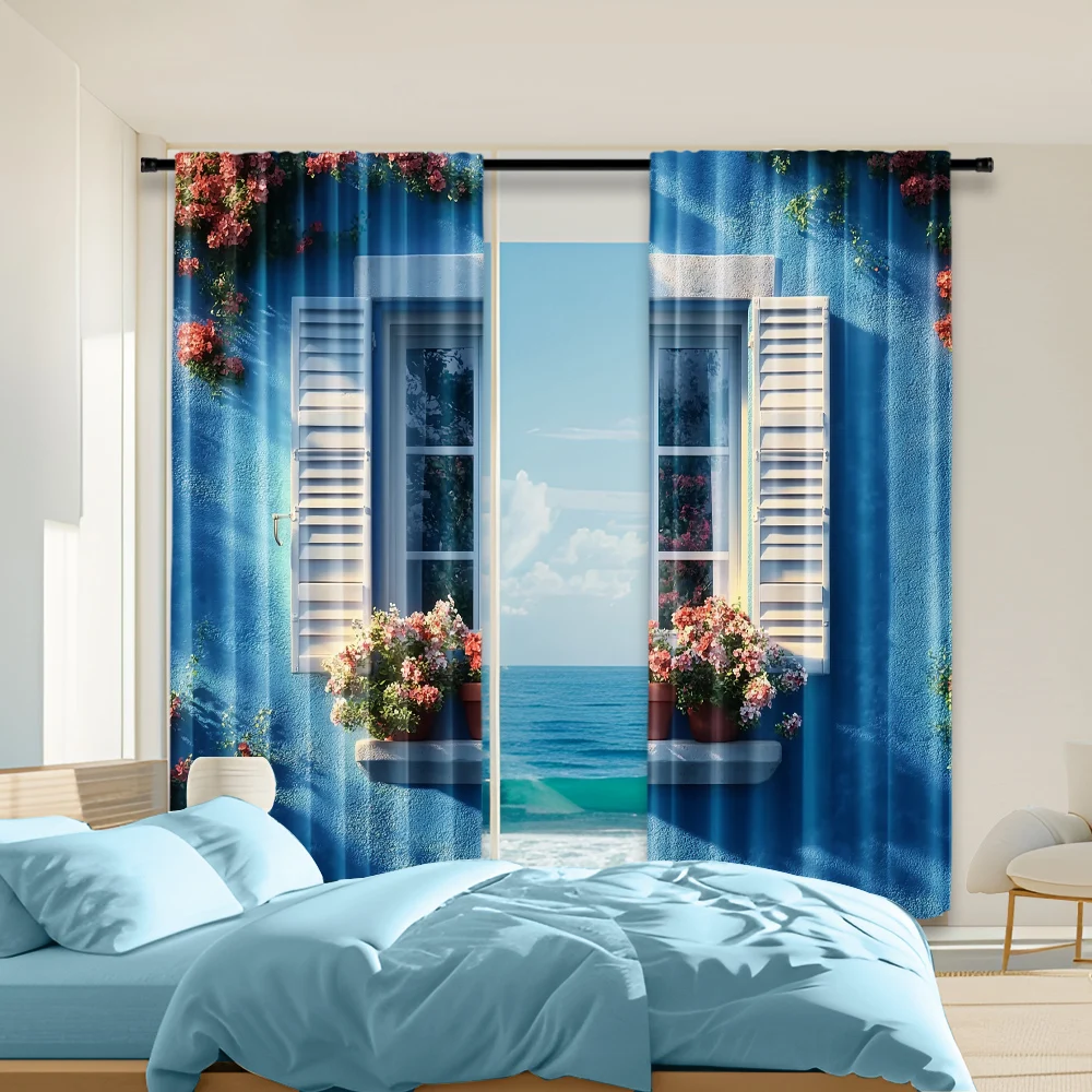2 pcs, versatile polyester transparent curtains for home decoration Floral1 for use in bedrooms and living rooms
2 pcs, versatile polyester transparent curtains for home decoration Floral1 for use in bedrooms and living rooms