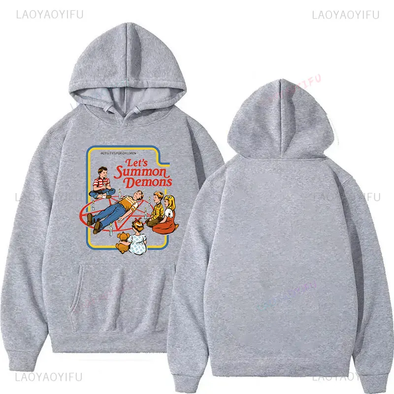 Let's summon Demons Theme Graphic Sweatshirt Holiday Gift Pullovers Hoodie Unisex Hooded Fashion Men's Women's Streetwear
Let's summon Demons Theme Graphic Sweatshirt Holiday Gift Pullovers Hoodie Unisex Hooded Fashion Men's Women's Streetwear
