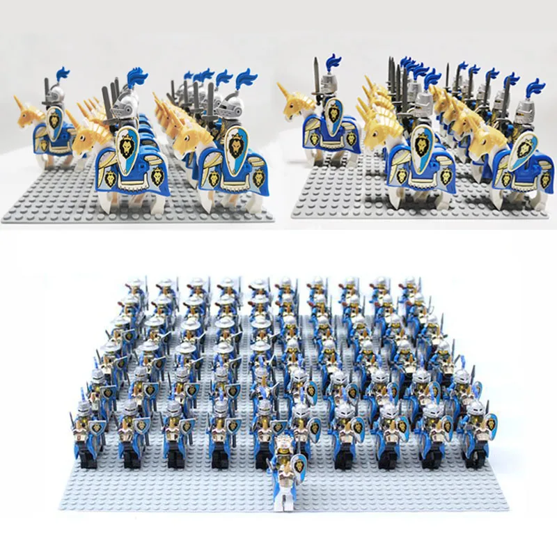 Medieval Age Vintage Falcon Frightening Knight Red Lion Castle Dragon King Solider Figures with Horse Building Block Kid Toys
Medieval Age Vintage Falcon Frightening Knight Red Lion Castle Dragon King Solider Figures with Horse Building Block Kid Toys
