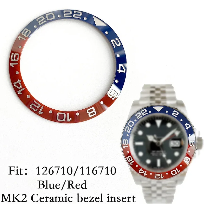 38*30.6mm 24-Hour Graduation Ceramic Bezel Insert Press Fit For GMT 116710 126710 Watchmaker Repair Accessory
38*30.6mm 24-Hour Graduation Ceramic Bezel Insert Press Fit For GMT 116710 126710 Watchmaker Repair Accessory