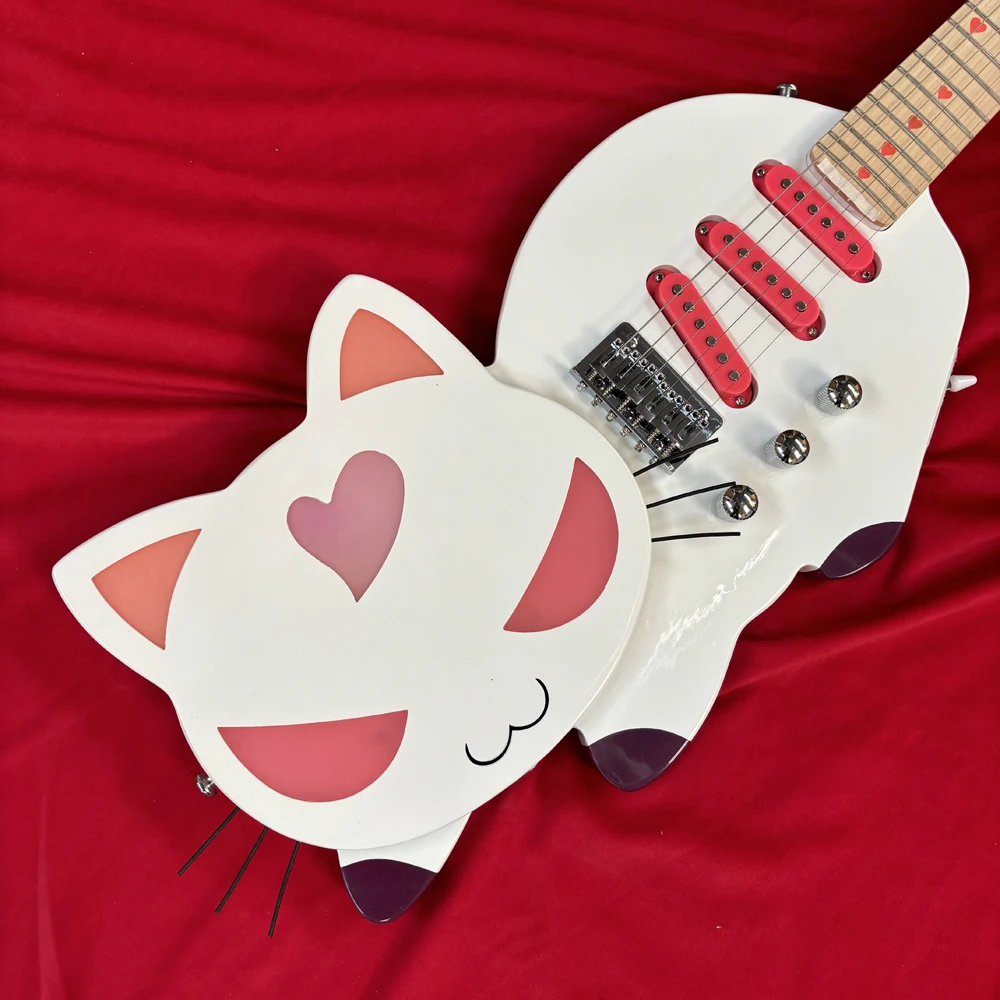 White Cat Electric Guitar high-quality hardware, smooth frets, stable tuning, comfortable neck, balanced tone
White Cat Electric Guitar high-quality hardware, smooth frets, stable tuning, comfortable neck, balanced tone