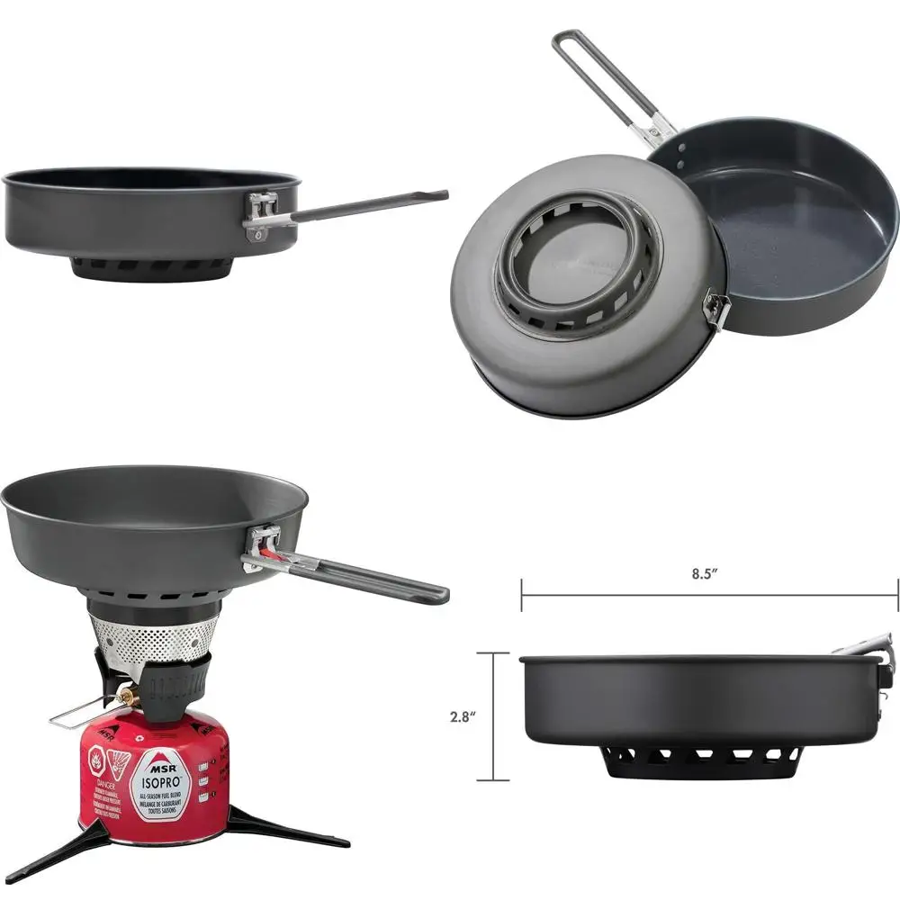 8-Inch Nonstick Camping Skillet for Backpacking Adventures
8-Inch Nonstick Camping Skillet for Backpacking Adventures