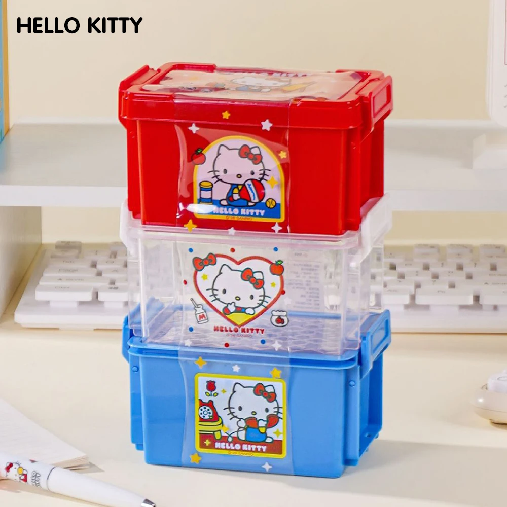 Sanrio Hello Kitty Stackable Storage Box with Sticker Cartoon KT Cat Sundries Cotton Swabs 3-Tier Desk Organizer Basket Gifts
Sanrio Hello Kitty Stackable Storage Box with Sticker Cartoon KT Cat Sundries Cotton Swabs 3-Tier Desk Organizer Basket Gifts