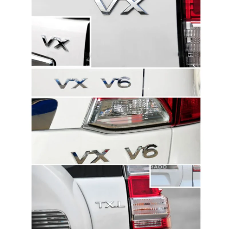 2.5V V6 V8 VX VXR TXL VXL Emblem for Toyota Reiz Land Cruiser Prado Rav4 Tundra Trunk Lid Sticker Displacement Auto Accessories
2.5V V6 V8 VX VXR TXL VXL Emblem for Toyota Reiz Land Cruiser Prado Rav4 Tundra Trunk Lid Sticker Displacement Auto Accessories
