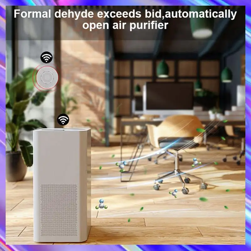 A24U 2X Zigbee/Tuya WIFI Smart Air Box Детектор углекислого газа Датчик газа CO2 Формальдегид VOC Датчик температуры и влажности 
A24U 2X Zigbee/Tuya WIFI Smart Air Box Детектор углекислого газа Датчик газа CO2 Формальдегид VOC Датчик температуры и влажности