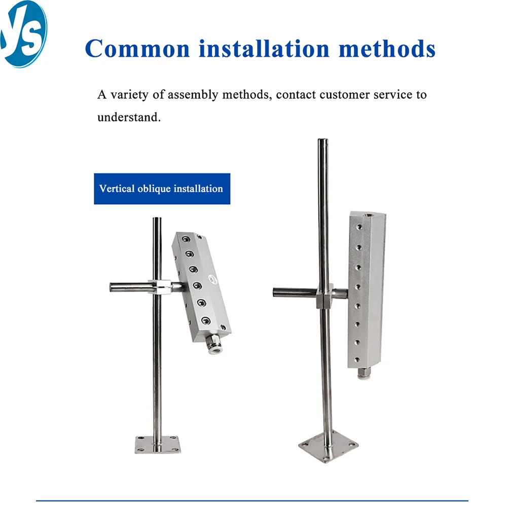Air Knife Stainless Steel Round Rod Bracket Solid Bold Customized Adjustable Support Rotating Stand
Air Knife Stainless Steel Round Rod Bracket Solid Bold Customized Adjustable Support Rotating Stand