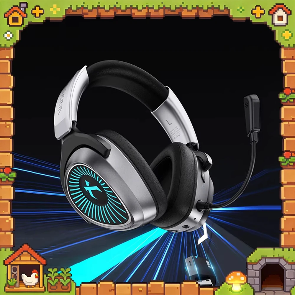 XIBERIA K05S Wireless Headphones Three Modes 50mm Titanium Diaphragm 7.1 Surround Sound Effect Low Delay Gaming Earphone PC Game
XIBERIA K05S Wireless Headphones Three Modes 50mm Titanium Diaphragm 7.1 Surround Sound Effect Low Delay Gaming Earphone PC Game