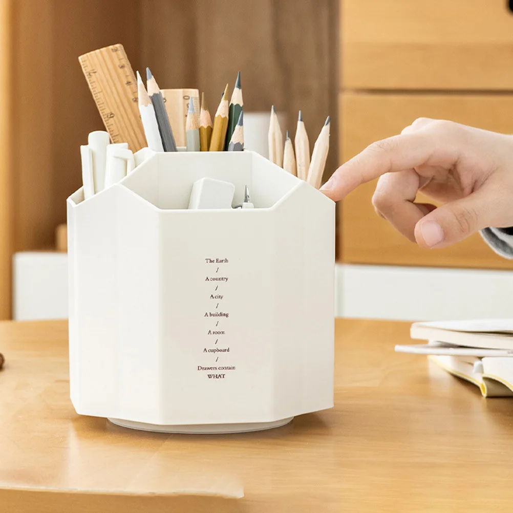 Rotatable Brush Pot Premium Material Makeup Brush Holder Stationery Organizer Desktop Storage Box Office Supply
Rotatable Brush Pot Premium Material Makeup Brush Holder Stationery Organizer Desktop Storage Box Office Supply
