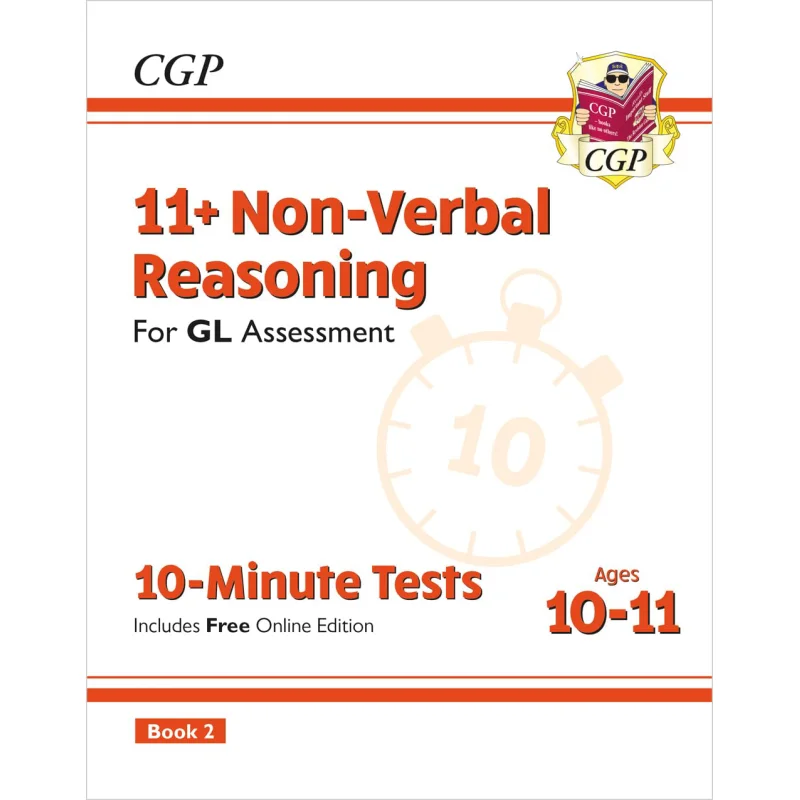 11 GL 10Minute Tests NonVerbal Reasoning Ages 1011 Book 2 With Online Edition CGP Team 9781837741069
11 GL 10Minute Tests NonVerbal Reasoning Ages 1011 Book 2 With Online Edition CGP Team 9781837741069