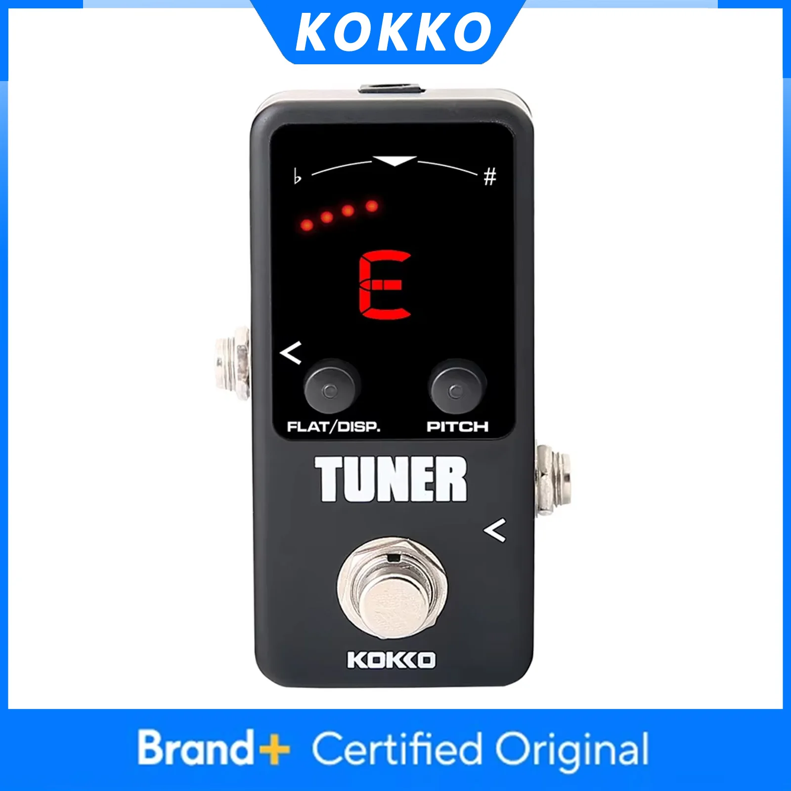 KOKKO Guitar Tuner Pedal FTN2 Tuner Pedal Effects Chromatic High Precision Tuning for Guitar Bass With LED Guitar Accessories
KOKKO Guitar Tuner Pedal FTN2 Tuner Pedal Effects Chromatic High Precision Tuning for Guitar Bass With LED Guitar Accessories