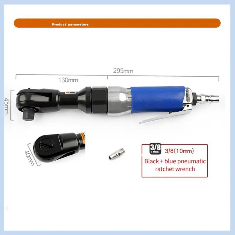 MLGB-3/8 Heavy Right Angle Pneumatic Ratchet Wrench 90-Degree Pneumatic Pneumatic Trigger Wind Pulling Tool Reusable Easy To Use
MLGB-3/8 Heavy Right Angle Pneumatic Ratchet Wrench 90-Degree Pneumatic Pneumatic Trigger Wind Pulling Tool Reusable Easy To Use