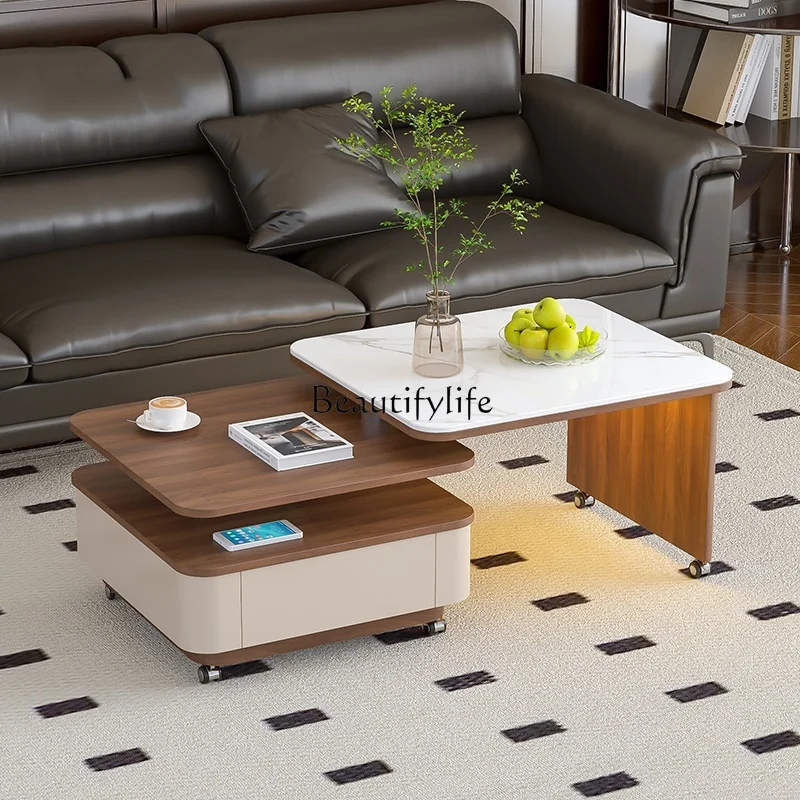 New medieval rock slab small coffee table household small apartment living room
New medieval rock slab small coffee table household small apartment living room