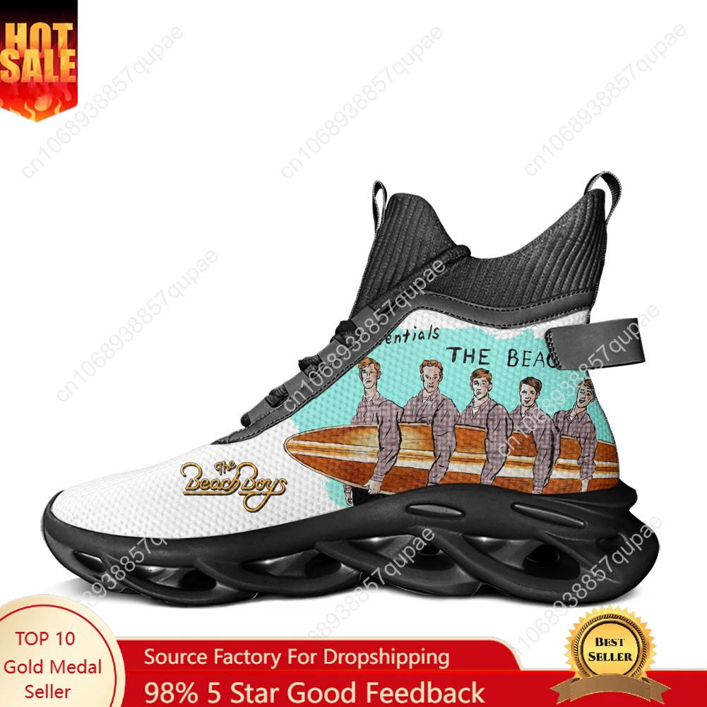 Beach Boys Band High Top Flats Sneakers Men Women Sports Running Shoes High Quality Sneaker Lace Up Mesh Footwear Custom Shoe
Beach Boys Band High Top Flats Sneakers Men Women Sports Running Shoes High Quality Sneaker Lace Up Mesh Footwear Custom Shoe