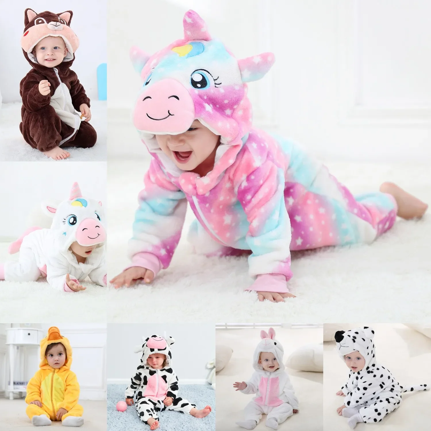 Baby Winter Pajamas Purim Cute Zebra Elephant Animal Costumes Romper Boys Girls Clothes Long Sleeve Baby Rompers
Baby Winter Pajamas Purim Cute Zebra Elephant Animal Costumes Romper Boys Girls Clothes Long Sleeve Baby Rompers
