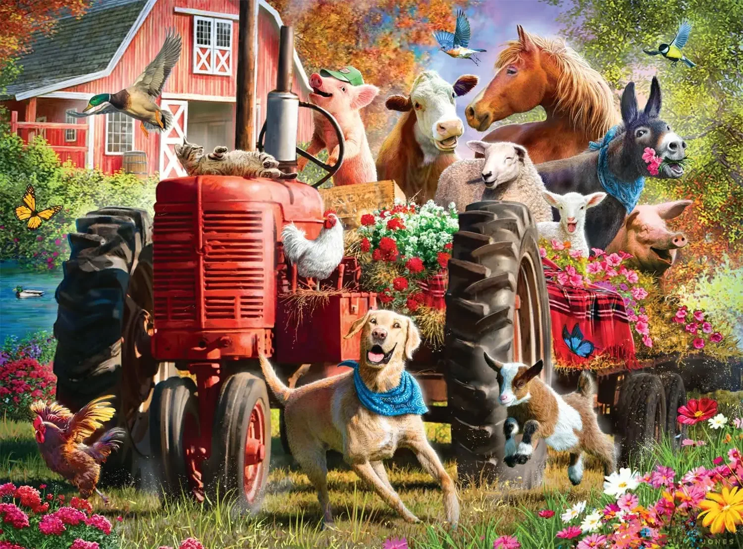 Wooden Puzzle Fun Times At The Farm 1000/500/300 Pcs Jigsaw Puzzles Family Activity Games for Gameroom Bedroom Livingroom Party
Wooden Puzzle Fun Times At The Farm 1000/500/300 Pcs Jigsaw Puzzles Family Activity Games for Gameroom Bedroom Livingroom Party