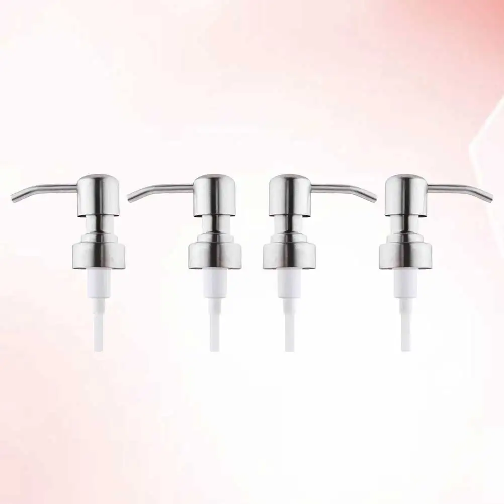 4pcs Stainless Steel Lotion Pump Heads Replacement Bottle Press Dispenser Bathroom Accessories Soap Dispenser Lid For
4pcs Stainless Steel Lotion Pump Heads Replacement Bottle Press Dispenser Bathroom Accessories Soap Dispenser Lid For