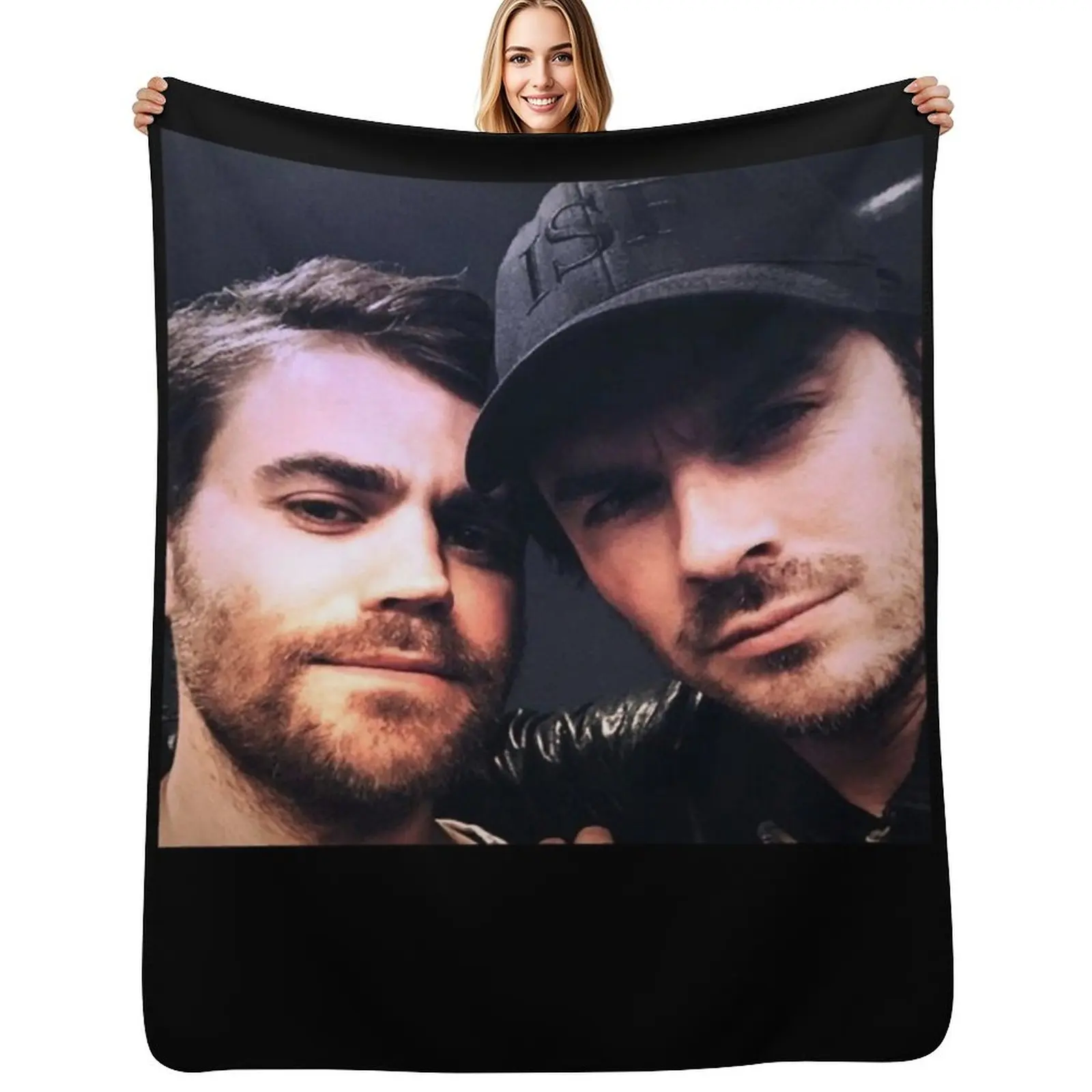 Paul Wesley and Ian Somerhalder Throw Blanket Summer Cool Breathable Blanket for Sleeping
Paul Wesley and Ian Somerhalder Throw Blanket Summer Cool Breathable Blanket for Sleeping