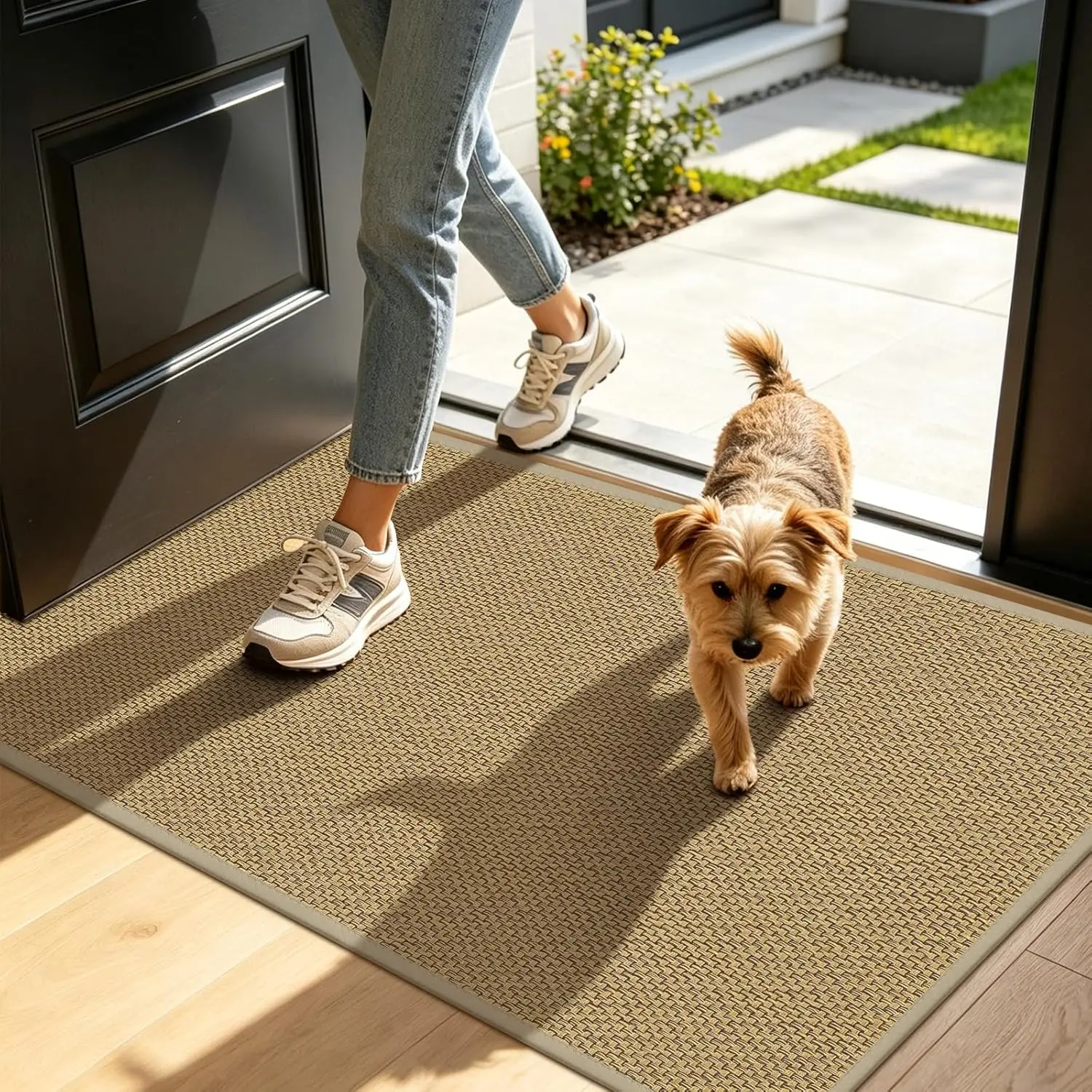Ultra Thin Indoor Door Mat 17x29 Absorbent Washable Entryway Doormat Low-Profile Dirt Trapper for Front Floor, Beige
Ultra Thin Indoor Door Mat 17x29 Absorbent Washable Entryway Doormat Low-Profile Dirt Trapper for Front Floor, Beige