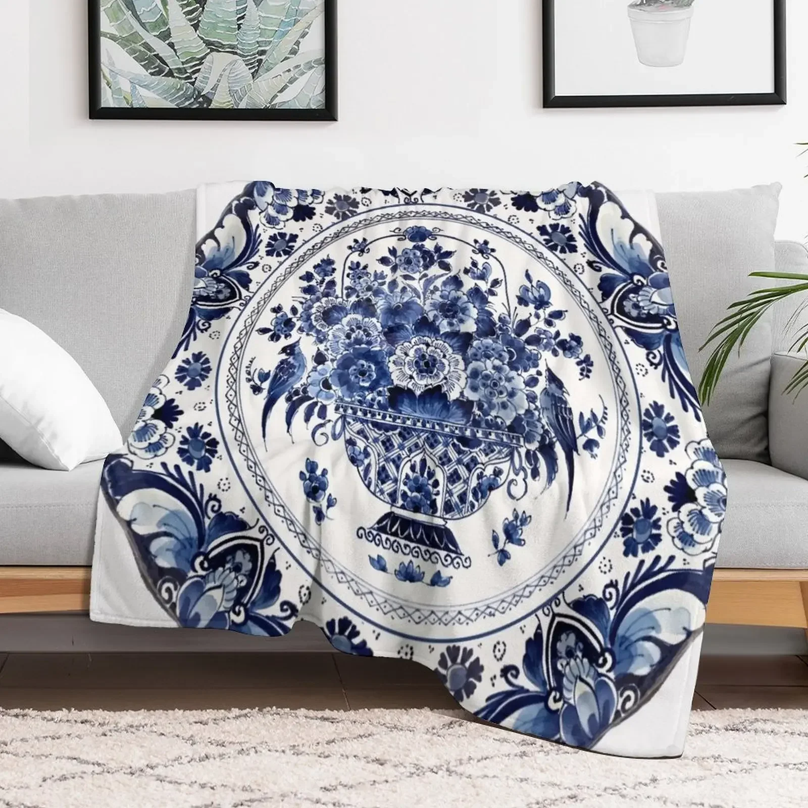 Royal Delft Blue Flower Basket Throw Blanket Weighted Beach Decoratives Sofa Throw Blankets Single Custom Multi-Purpose Blankets
Royal Delft Blue Flower Basket Throw Blanket Weighted Beach Decoratives Sofa Throw Blankets Single Custom Multi-Purpose Blankets