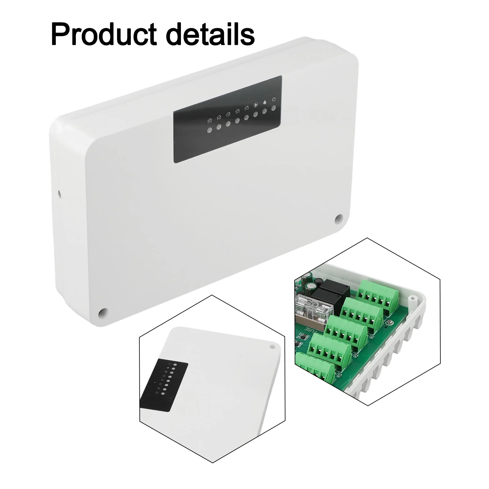 5/8-Channel Concentrator Hub Controller Electric Valve Control Box For Underfloor Heating System Temperature Controller CCT-25
5/8-Channel Concentrator Hub Controller Electric Valve Control Box For Underfloor Heating System Temperature Controller CCT-25