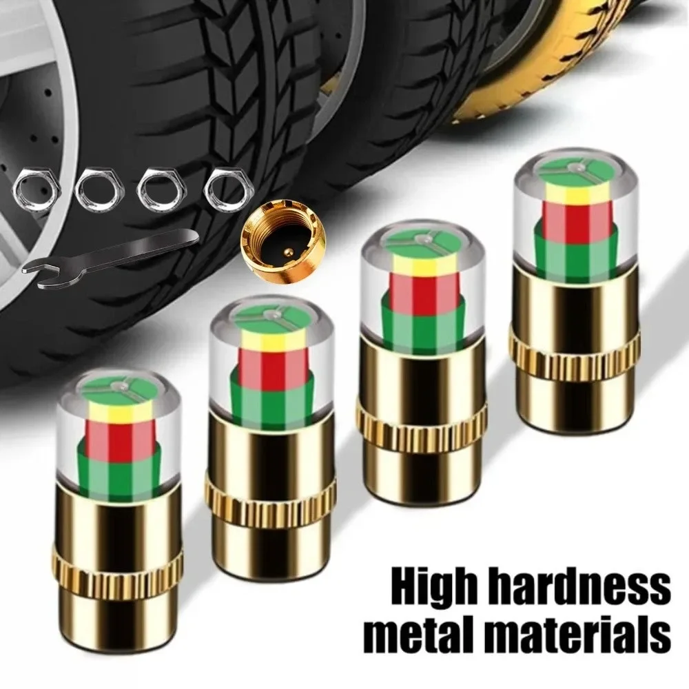 Car Tire Pressure Warning Caps Anti-theft Visual Detection Tire Pressure Detection Caps All Copper Core
Car Tire Pressure Warning Caps Anti-theft Visual Detection Tire Pressure Detection Caps All Copper Core