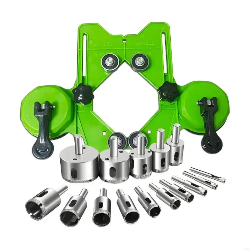 15Pcs Steel Hole Cutter Set With Double Suction Cups For Exact Drilling On Smooth Tile And Stone Surfaces
15Pcs Steel Hole Cutter Set With Double Suction Cups For Exact Drilling On Smooth Tile And Stone Surfaces