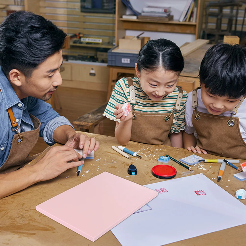 4Pcs Blank Rubber Blocks for DIY Stamps Smooth Finish Lightweight Easy to Use Carving Craft Set for Creative Art Lovers
4Pcs Blank Rubber Blocks for DIY Stamps Smooth Finish Lightweight Easy to Use Carving Craft Set for Creative Art Lovers