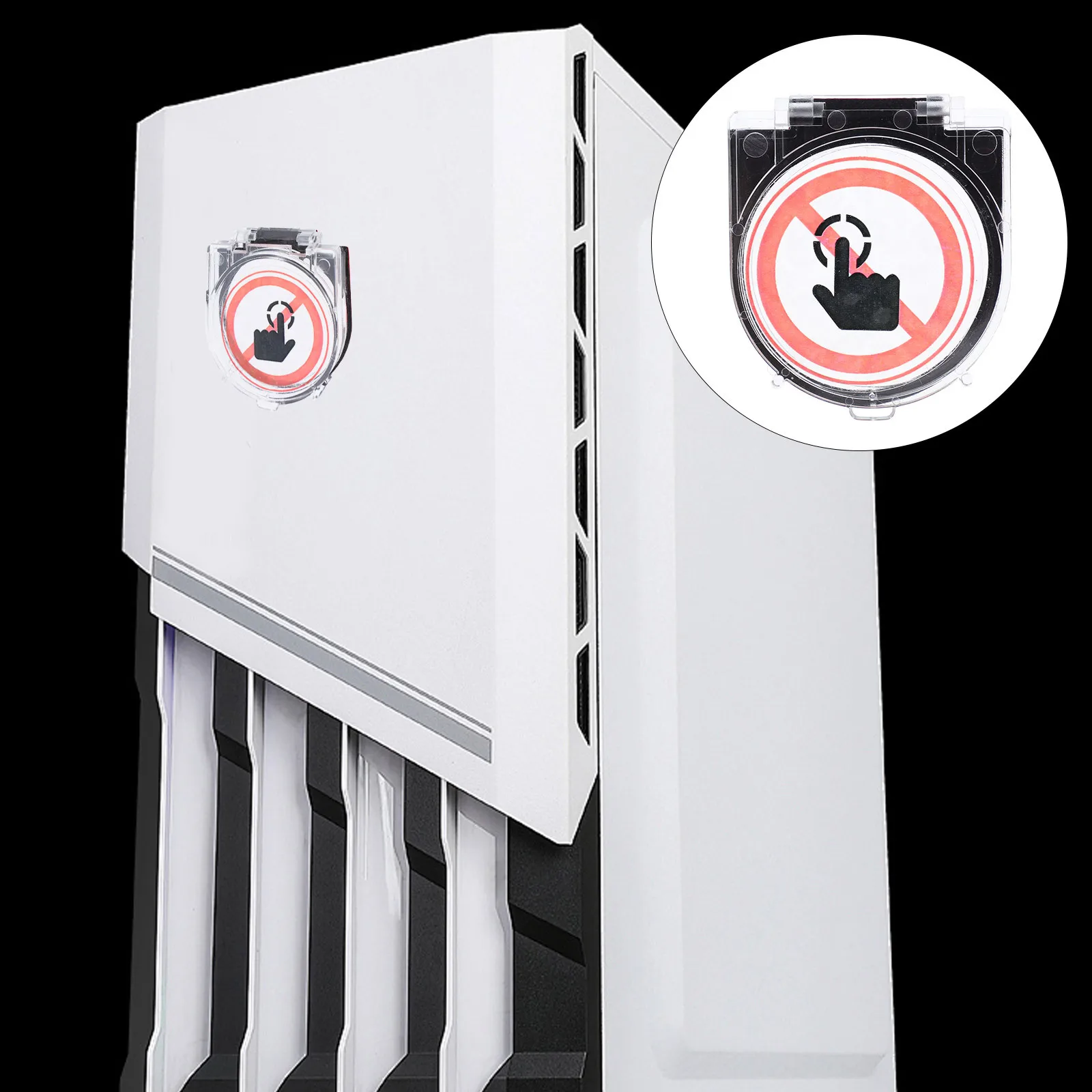 Button Protective Cover For Computer Power Switch Guard Prevent Accidental Press Durable Plastic Push Button Protector For