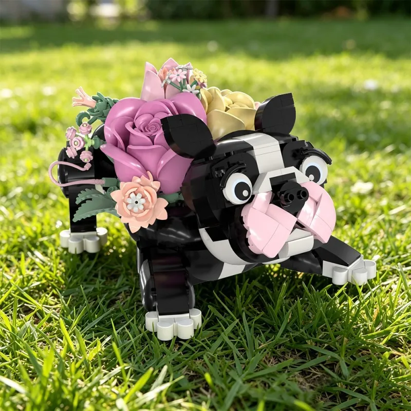 2026 Tulip Flower Bouquet Kawaii French Bulldog Animal Dog Model Building Block Model Ornament Small Particles Bricks TOys
2026 Tulip Flower Bouquet Kawaii French Bulldog Animal Dog Model Building Block Model Ornament Small Particles Bricks TOys