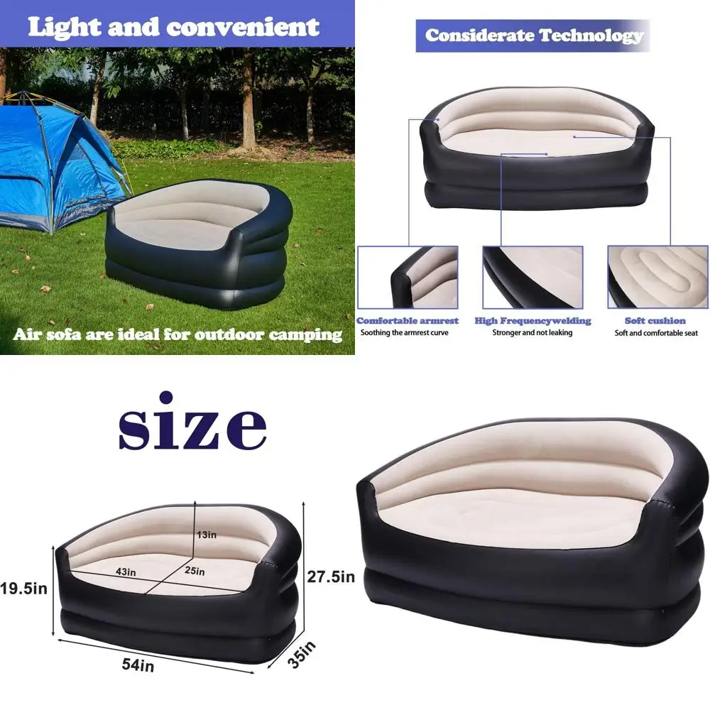 Inflatable Sofa, Ideal for Outdoor and Indoor Living Spaces
Inflatable Sofa, Ideal for Outdoor and Indoor Living Spaces