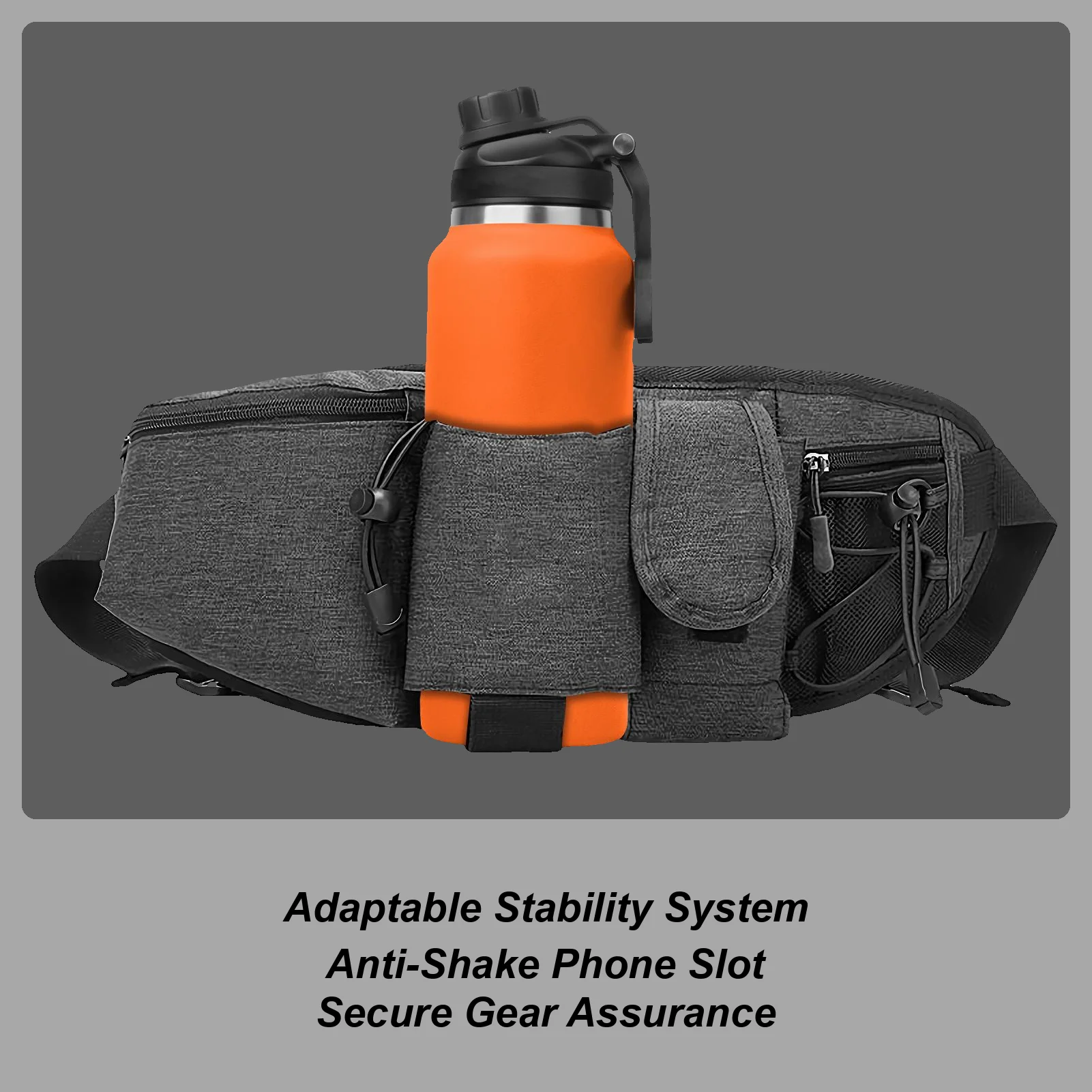 Running Bag Waterproof Adjustable Waist Pouch Running Belt With Water Bottle Holder For Cycling Workout Walking Travel Camping
Running Bag Waterproof Adjustable Waist Pouch Running Belt With Water Bottle Holder For Cycling Workout Walking Travel Camping